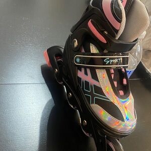 Black and Pink Rollerblade Sport